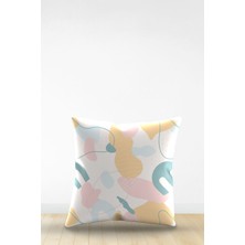 Artavessa Çift Tarafı Dijital Baskılı Dekoratif Suni Deri Kırlent Kılıfı