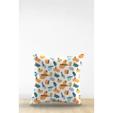 Artavessa Çift Tarafı Dijital Baskılı Dekoratif Suni Deri Kırlent Kılıfı