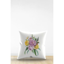 Artavessa Çift Tarafı Dijital Baskılı Dekoratif Suni Deri Kırlent Kılıfı