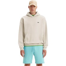 Levi's LEVI'S Levı’s Tr Gold Tab Hoodıe Egret Beyaz Erkek Sweatshirt