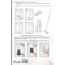 Magic Flat (Tablet) Mop Set 3 Microfiber Bez Flat