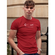 TP Shop Unisex Slimfıt Tişört, Türkiye ve Atatürk Sevdalılarına, Sonuna Kadar Birlikteyiz.