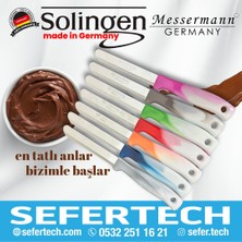 Solingen Messermann Germany-Sefertech | Sürme Nutella, Et ve Sebze Meyve Dilimleme Mikro Tırtıklı Doğrama Bıçağı