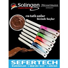 Solingen Messermann Germany-Sefertech | Sürme Nutella, Et ve Sebze Meyve Dilimleme Mikro Tırtıklı Doğrama Bıçağı