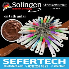 Solingen Messermann Germany-Sefertech | Sürme Nutella, Et ve Sebze Meyve Dilimleme Mikro Tırtıklı Doğrama Bıçağı