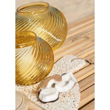 Laromita Decoration Cam T-Light Mumluk / Sarı