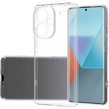 CepStok Xiaomi Redmi Note 13 Pro Plus 5g Kılıf Şeffaf Kamera Korumalı Esnek Yumuşak Silikon