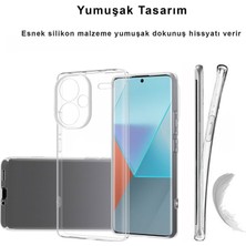 CepStok Xiaomi Redmi Note 13 Pro Plus 5g Kılıf Şeffaf Kamera Korumalı Esnek Yumuşak Silikon