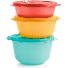 Tupperware Micro Oval Kap 3lü Set Mtk