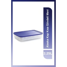Tupperware Alaska Kap Kısa Gövdeli 2.25L Mavi