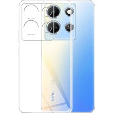 CepStok Infinix Note 30 Kılıf Şeffaf Kamera Korumalı Esnek Yumuşak Silikon