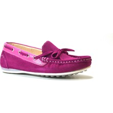 Onlo Ayakkabı TKN.F49 Hakiki Deri Pembe Rok Kız Çocuk Ayakkabı