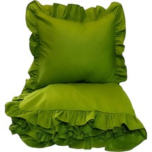 Çift Kişilik Fırfırlı  Pamuk 4 Parça Nevresim Takımı