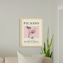 Ayışığı Dizayn Pablo Picasso Avignon Doğal Ahşap Çerçeveli Tekli Tablo Seti