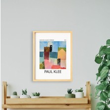 Ayışığı Dizayn Paul Klee Salida Doğal Ahşap Çerçeveli Tekli Tablo Seti