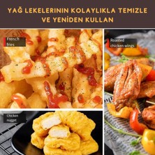 Sebura Büyük Boy Airfryer Silikon Pişirme Kabı Air Fryer Hava Fritözü Pişirme Kabı 20CM