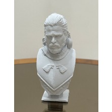 Figürlab Dekoratif Game Of Thrones Jon Snow Figürü Büstü 15 cm Boyunda