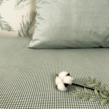 Pamuk Pötikare Tek Kişilik Lastiksiz 2 Parça Çarşaf Seti Mint