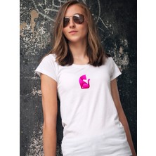 Tp Shop Kadın T-Shirt Pembe Kedi