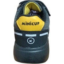 Meliten Kids Gri Siyah Unisex Kids Sneaker Esnek Rahat Kalıp Çocuk Spor Ayakkabı Tam Kalıp Günlük Ayakkabı