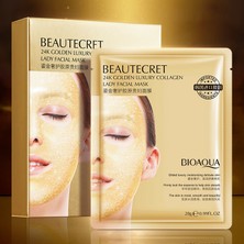 Bioaqua Kleopatra 24K Altın ve Kolajenli Bakım Maskeleri 4'lü Set 28 gr x 4 Adet