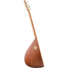 Sultan Instruments Kısa Sap Solak Bağlama Tam Set + Kılıf, Yedek Tel, Tezene