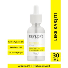 Leke Karşıtı Arbutin Cilt Bakım Serumu (Arbutin %2 + Hyaluronic Acid) 30 ml