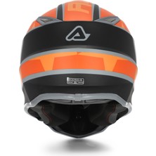 Acerbis Impact Steel Çocuk Kask Turuncu Gri