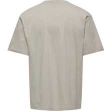 Only & Sons O Yaka Baskılı Taş Erkek T-Shirt Onslawson Lıfe Rlx Varısty Ss Tee
