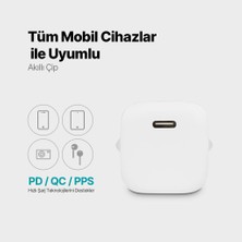 Ttec Süper Şarj Akım Korumalı Pd/qc Pd Girişli 20W Şarj Başlığı Iphone 15 Pro Max Şarj Başlığı