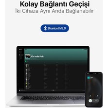 Ttec Ayarlanabilir Katlanabilir Çift Cihaz Destekli Uzun Şarj Süreli Kafaüstü Bluetooth Kulaklık