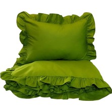 Mundo Lindo Fırfırlı Nevresim Takımı Sweet Green Bebek