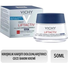 Vichy Liftactiv H.A  Kırısıklık Karşıtı Dolgunlaştırıcı Gece Bakım Kremi 50 Ml