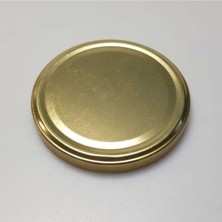 Paşabahçe 100 Mm. Cam Turşu Konserve Kavanoz Kapağı Büyük 10 Adet Sarı Gold