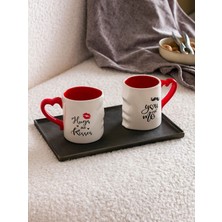 Lc Waikiki Lcw Home Baskılı Porselen Kupa 2'li 450 ml