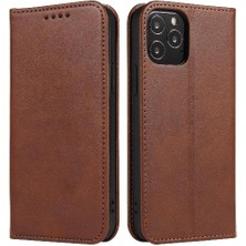 Bdt Shop Iphone 14 Için Pro Max Deri Folio Flip Case Manyetik Karbon Fiber Telefon Kılıfı (Yurt Dışından)