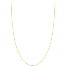 goldkupe 14 Ayar Singapur Altın Zincir Kolye - 1,00 gr