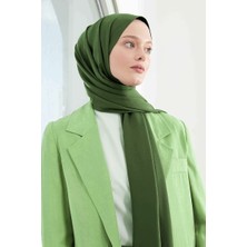 Moda Mevsimi Medine Ipeği Şal Haki