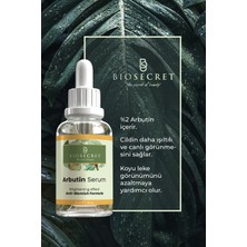 Biosecret Arbutin Serum 30 ML BIO23 Leke Gidermeye Yardımcı, Cilt Tonu Eşitleyici Cilt Bakım Serumu