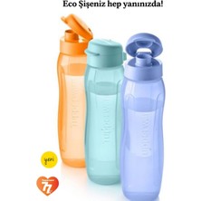 Tupperware Eco Slim Şişe Kk 750ML 3'lü Set - Yeni Ürün 3 Renk 3 Adet
