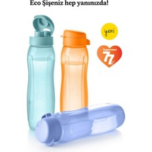 Tupperware Eco Slim Şişe Kk 750ML 3'lü Set - Yeni Ürün 3 Renk 3 Adet