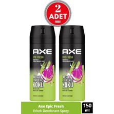 Axe Erkek Deodorant & Bodyspray Epic Fresh 48 Saat Etkileyici Koku 150 ml (2 Adet)