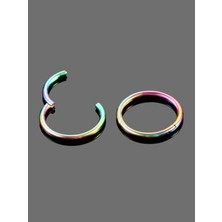 Mazen Cerrahi Çelik 316L Tam Halka Kıkırdak Tragus Helix Piercing