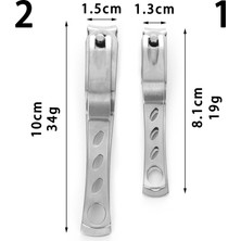 Avatarskyti Adet Paslanmaz Çelik 360 Derece Dönen Kafa Tırnak Makası Keskin Tırnak Ayak Tırnağı Kesici Manikür Pedikür Aksesuar Araçları (Yurt Dışından)