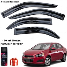 Friemats Chevrolet Aveo Mügen Cam Rüzgarlığı Sedan 2012-2020 Arası 4 Lü Takım Koku Hediyeli