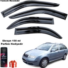 Friemats Skoda Fabia Stw Mügen Cam Rüzgarlığı 2000 - 2009 Arası 4 Lü Takım Koku Hediyeli
