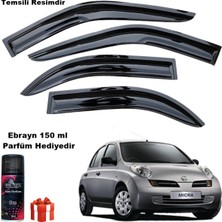 Friemats Nissan Micra Mügen Cam Rüzgarlığı 2003-2010 Arası 4 Lü Takım Koku Hediyeli