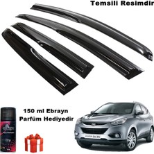 Friemats Hyundai IX35 Mügen Cam Rüzgarlığı 2010 - 2015 Arası 4 Lü Takım Koku Hediyeli