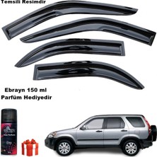 Friemats Honda Crv Mügen Cam Rüzgarlığı 2002-2007 Arası 4 Lü Takım Koku Hediyeli