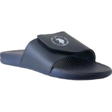 U.S. Polo Assn. Wirtz 2fx Cırtlı Genıs Tek Bant U.s. Polo Assn Yazı ve Armalı Terlık